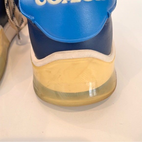 Coach Men’s Sneakers Size 11 CitySoL CLRBLK CRT Blue Suede Leather Lace-… - Picture 9 of 15